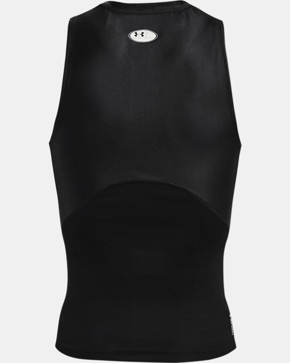 เสื้อกล้าม UA Iso-Chill Compression สำหรับผู้ชาย in Black image number 6